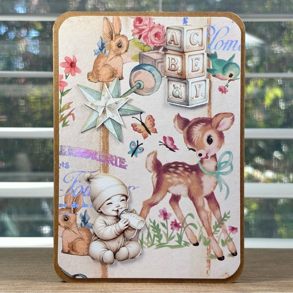 Handmade Baby Greeting Card